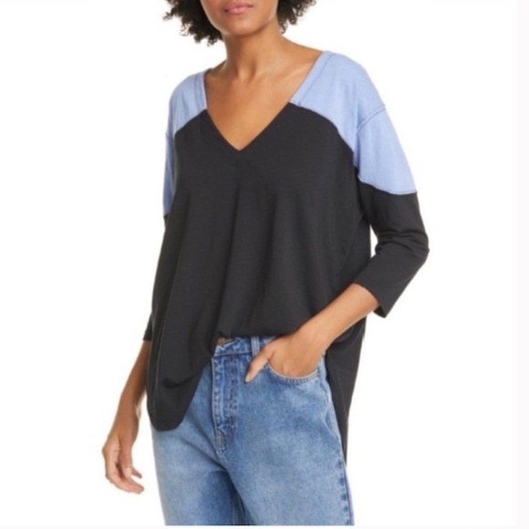 We The Free Major leagues Baseball Color Block Tee Size Large - Picture 1 of 12